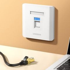 Mặt nạ mạng âm tường UGREEN NW144 – 1 cổng RJ45