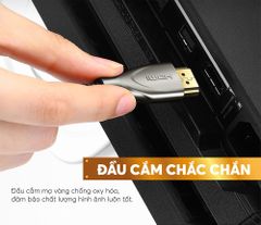 Cáp HDMI 2.0 UGREEN HD131 Dây Carbon chuẩn 4K/60Hz dài từ 1-5m