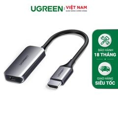 Cáp chuyển đổi HDMI sang Mini Displayport UGREEN CM239 Hỗ trợ 4Kx2K – Kết nối mạ vàng, dài 10cm