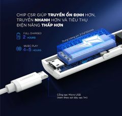 Bộ thu Bluetooth 5.0 UGREEN CM110 – Truyền tải âm thanh Hifi chất lượng cao – Hỗ trợ Micro bộ chuyển đổi Bluetooth AUX 3.5mm dùng cho tai nghe hỗ trợ MIC kết hợp với máy tính bảng điện thoại