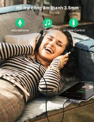 Hub chuyển đổi iPad Pro UGREEN 70688 – Mở rộng cổng 3.5mm, HDMI, USB 3.0 , PD100W – Tương thích iPad Pro 2018 2020