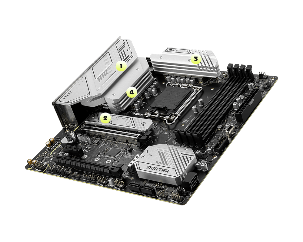 Mainboard MSI Mag B760M Mortar Wifi DDR4