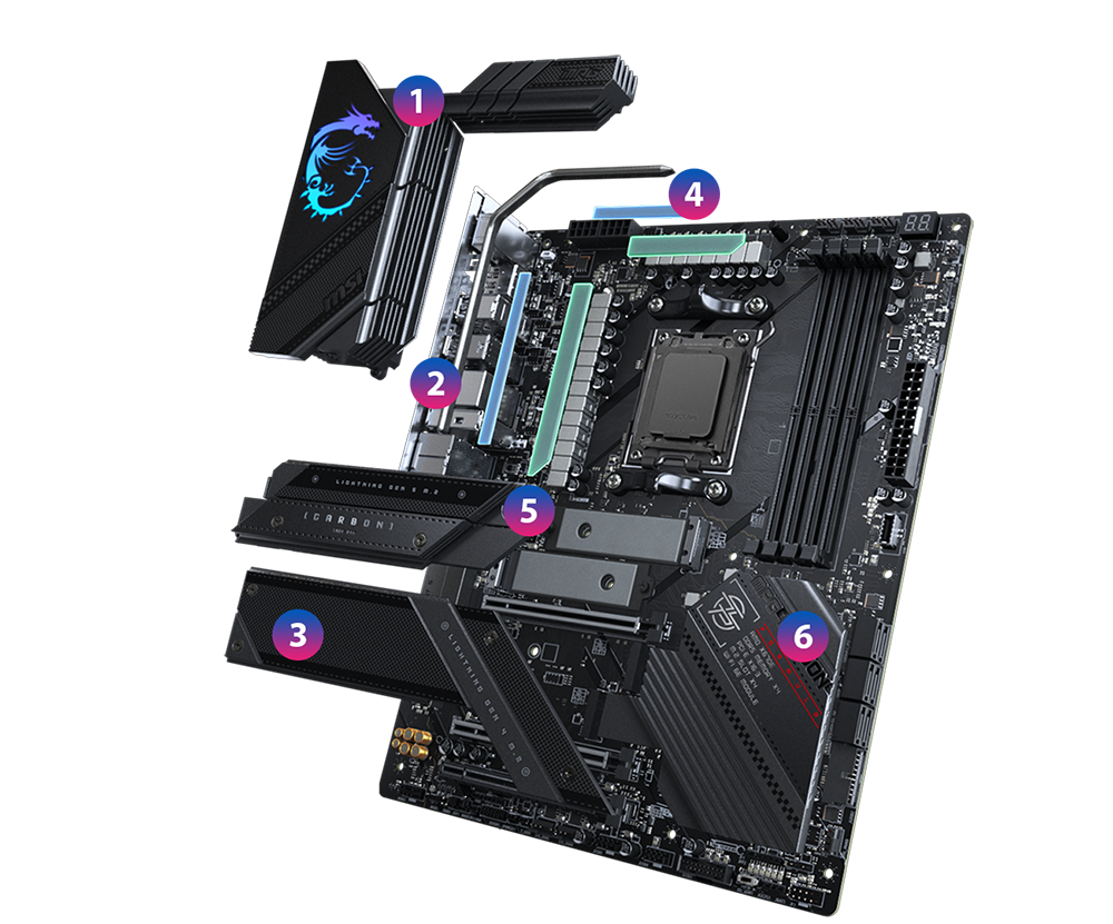 Mainboard MSI MPG X670E CARBON WIFI DDR5