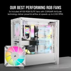 Vỏ máy tính Corsair iCUE 5000D RGB Airflow, True White - CC-9011243-WW