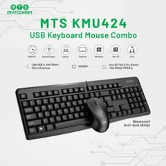 Bộ Bàn phím và chuột có dây Mytechsun KMU424