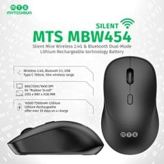 Chuột sạc không dây Mytechsun MBW454 - SILENT