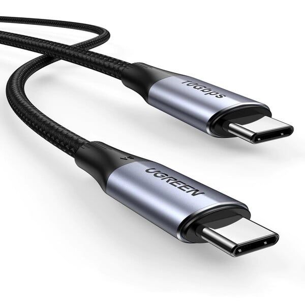 Cáp USB Type-C to Type-C 3.2 GEN2 dài 1M tốc độ 10Gbps, hỗ trợ 4K@60Hz, PD 240W Ugreen 80150 cao cấp
