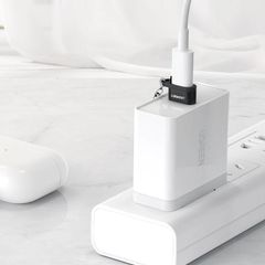 Đầu chuyển USB 2.0 sang Type-C UGREEN 50568 – Tốc độ truyền 480Mbps – Thiết kế nhỏ gọn, kèm móc treo tiện lợi