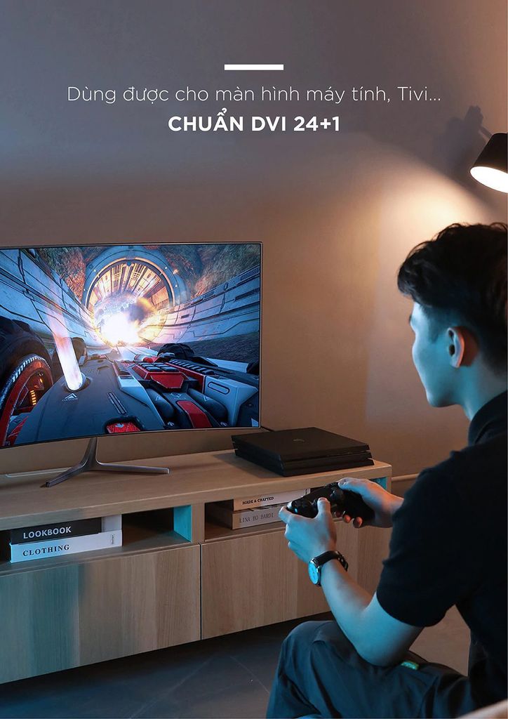 Cáp HDMI sang DVI-D 24+1 dây tròn và dây dẹt dài 1-15M UGREEN HD106