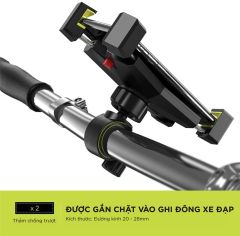 Giá đỡ điện thoại UGREEN LP116 – Xoay góc 360 độ, kích thước màn hình 4.6 – 6.5 inch – Chống shock, rung lắc, chuyên dùng cho xe đạp