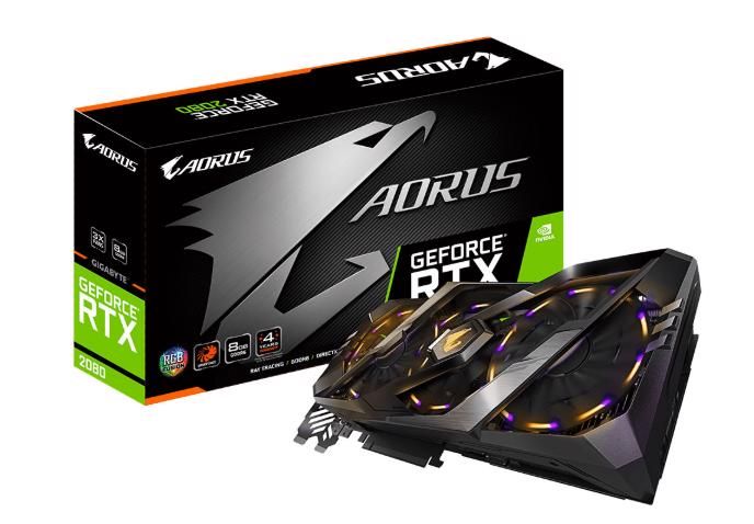 Card màn hình Gigabyte GeForce RTX 2080 8GB GDDR6 AORUS (GV-N2080AORUS-8GC)