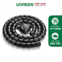 Dây ống xoắn bảo vệ dây cáp UGREEN LP121 PE – Bảo vệ các loại dây cáp, chống rối dài 5m UGREEN LP121 30820
