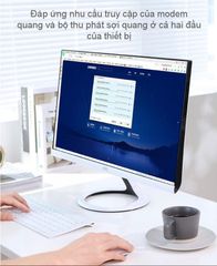 Cáp quang UGREEN NW131 – Lõi đơn SC sang SC, tốc độ quang điện – Bọc nhựa TPE chắc chắn