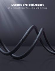 Cáp âm thanh 3.5mm UGREEN AV171 – Đầu mạ bạc chống ăn mòn , truyền tải tín hiệu ổn định – Dây bện mềm mại tăng tuổi thọ sử dụng