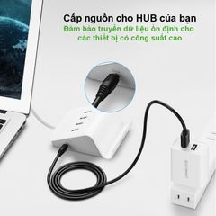 Dây nguồn 3.5mm UGREEN US277 – Chuyển USB 2.0 sang DC 3.5mm thuần đồng