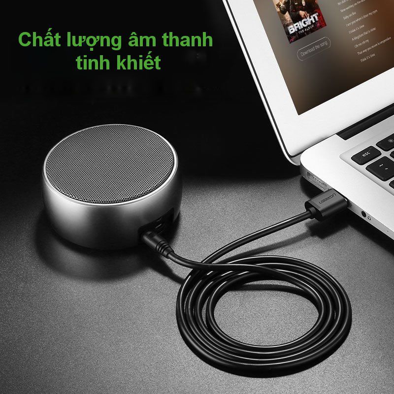 Dây nguồn 3.5mm UGREEN US277 – Chuyển USB 2.0 sang DC 3.5mm thuần đồng