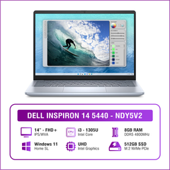 Laptop - Máy tính xách tay Dell Inspiron 14 I3 1305U 5440 NDY5V2 (i3 1305U/8GB/512GB/14