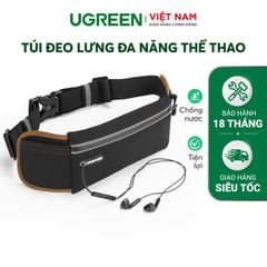 Túi chạy bộ Ugreen LP112 Đai Đeo Hông Chạy Bộ, Có lỗ cắm tai nghe, chống thấm nước