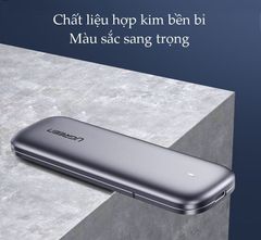 Hộp đựng ổ cứng UGREEN CM238 – Tương thích M2 SATA NGFF/NVME B-Key / M-Key và M+B Key 2280/2260/2242/2230