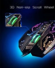 Chuột - Mouse USB LED Black MS9010 AULA