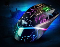 Chuột - Mouse USB LED Black MS9010 AULA