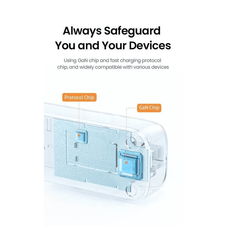 Ổ cắm điện đa năng UGREEN CD286 trạm sạc để bàn  30W, 1xUSB-C , 2 x USB-A