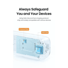 Ổ cắm điện đa năng UGREEN CD286 trạm sạc để bàn  30W, 1xUSB-C , 2 x USB-A