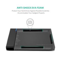 Hộp đựng ổ cứng UGREEN US221 Truyền dữ liệu 5Gbps .tương thích HDD/SSD 2.5