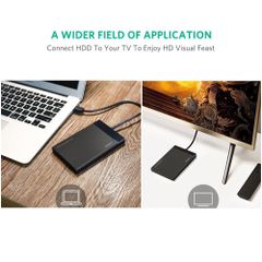 Hộp đựng ổ cứng UGREEN US221 Truyền dữ liệu 5Gbps .tương thích HDD/SSD 2.5