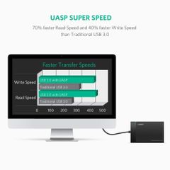 Hộp đựng ổ cứng UGREEN US221 Truyền dữ liệu 5Gbps .tương thích HDD/SSD 2.5