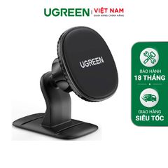 Giá đỡ điện thoại trên ô tô UGREEN LP176 – Chất liệu plastic, đệm silicon chống shock, chống xước