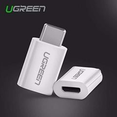 Đầu chuyển USB-C sang Micro USB Ugreen US157 chuyển đổi USB type C sang Micro USB