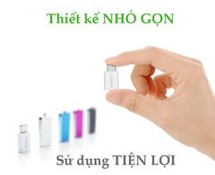 Đầu chuyển USB-C sang Micro USB Ugreen US157 chuyển đổi USB type C sang Micro USB