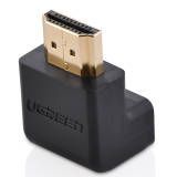 Đầu nối cổng HDMI male sang HDMI female vuông góc 90 độ (BẺ LÊN) UGREEN 20110