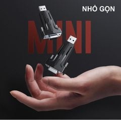 Đầu chuyển USB 2.0 sang COM DP9 RS 232 UGREEN 80111 – Tốc độ truyền 1Mbps – Đầu mạ Niken cao cấp