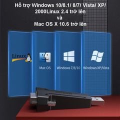 Đầu chuyển USB 2.0 sang COM DP9 RS 232 UGREEN 80111 – Tốc độ truyền 1Mbps – Đầu mạ Niken cao cấp