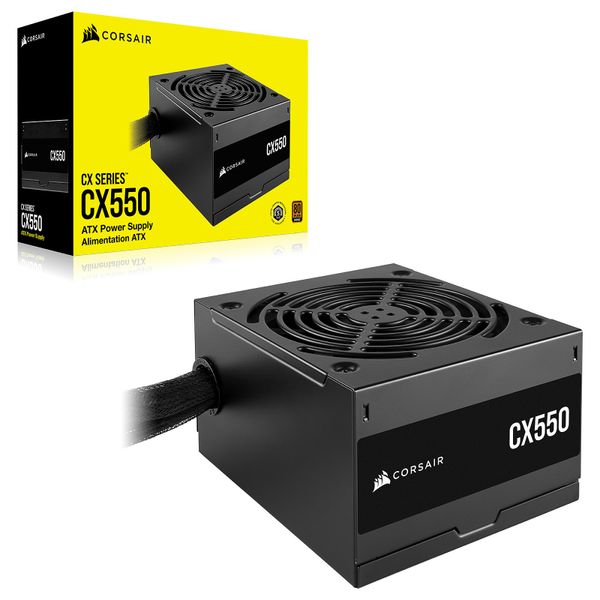 Nguồn máy tính Corsair CX550 - 80 PLUS Bronze ATX PSU (CP-9020277-NA)