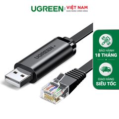 Cáp Console UGREEN CM204 Chuyển USB 2.0 sang RJ45 FTDI (chuẩn 8 pin)