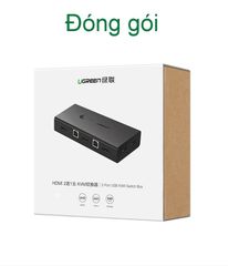 Bộ gộp HDMI KVM UGREEN CM200 – Gộp 2 máy tính dùng chung 1 màn hình, sử dụng chung chuột và bàn phím