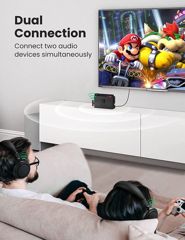 Bộ thu/ phát Bluetooth UGREEN CM399 Cổng Type-C – Dành cho Nintendo Switch và PlayStation