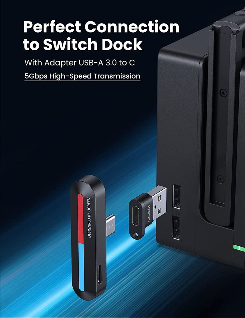 Bộ thu/ phát Bluetooth UGREEN CM399 Cổng Type-C – Dành cho Nintendo Switch và PlayStation