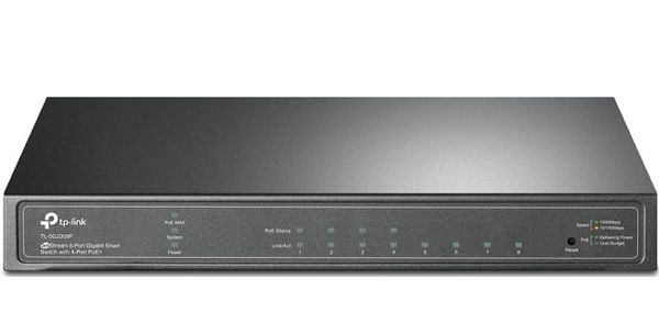 Switch TP-LINK TL-SG2008P JetStream 8-Port Gigabit with 4-Port PoE+ Smart
