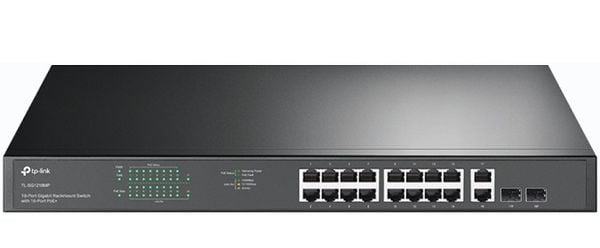 Switch TP-LINK TL-SG1218MP 18-Port Gigabit with 16 PoE+ Rackmount PoE