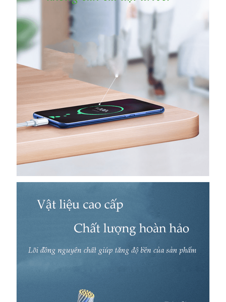 Cáp sạc nhanh Type C to Type C UGREEN US264 sạc nhanh 3A