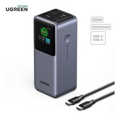 Pin sạc dự phòng 20000mAh Ugreen PB721 2C1A 130W