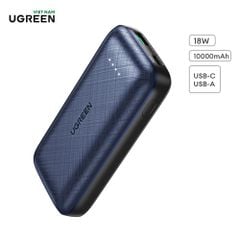 Sạc dự phòng 10000mAh UGREEN 80749 – 2 USB-C (PD và QC)