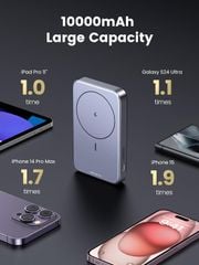 Pin Sạc Dự Phòng không dây UGREEN PB206 10000mAh có chân đỡ