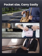 Pin Sạc Dự Phòng không dây UGREEN PB206 10000mAh có chân đỡ