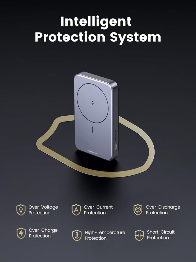 Pin Sạc Dự Phòng không dây UGREEN PB206 10000mAh có chân đỡ