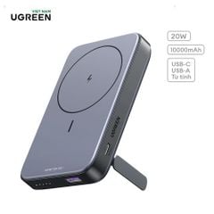 Pin Sạc Dự Phòng không dây UGREEN PB206 10000mAh có chân đỡ